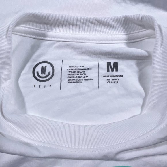 NWT - NEFF T-Shirt Peace Sign with Rubber Ducks in Water Size Medium . - Picture 5 of 8